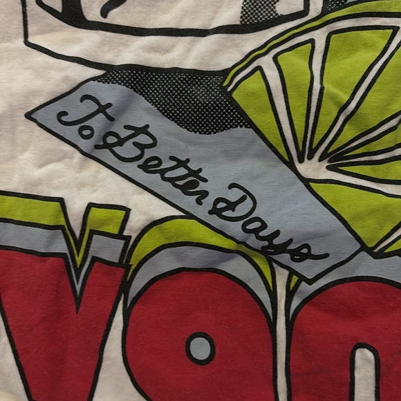 White vans graphic tee with drink graphics - Picture 2 of 4